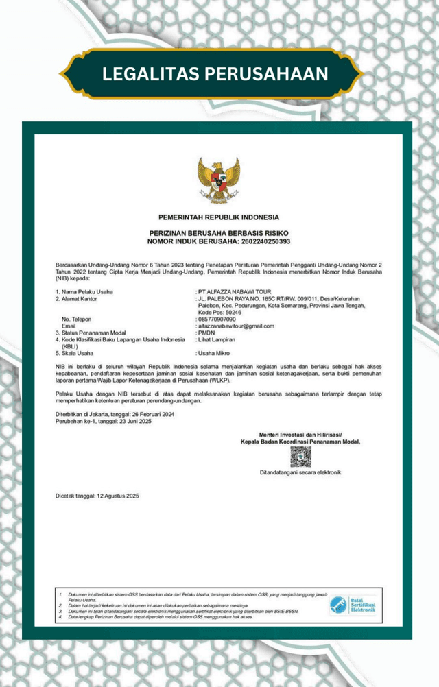 NIB & Izin Usaha